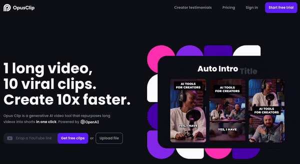 Opus Clip: Your AI-Powered Companion for Video Repurposing