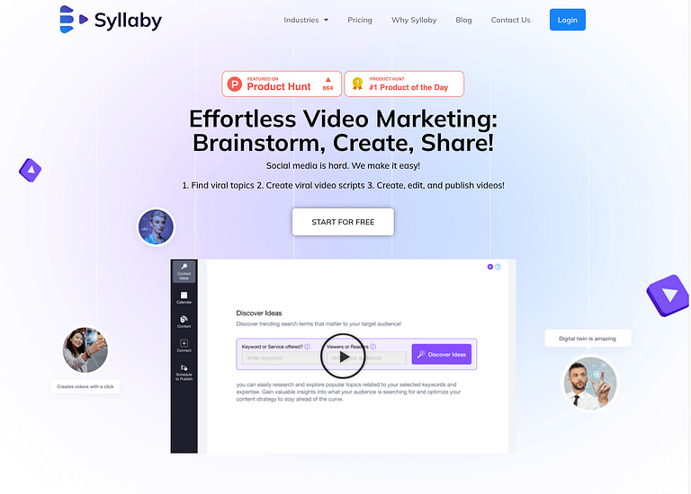 Syllaby: AI Video Script Generator for Effortless Video Marketing
